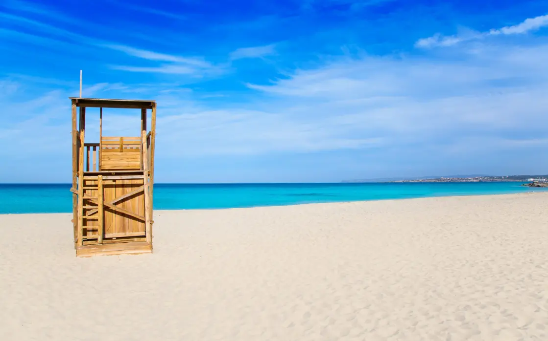 Playa de llevant Formentera