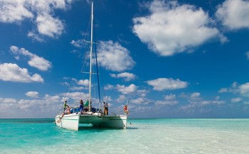 Catamarán en Formentera